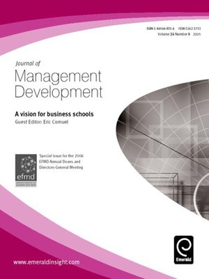cover image of Journal of Management Development, Volume 24, Issue 9
